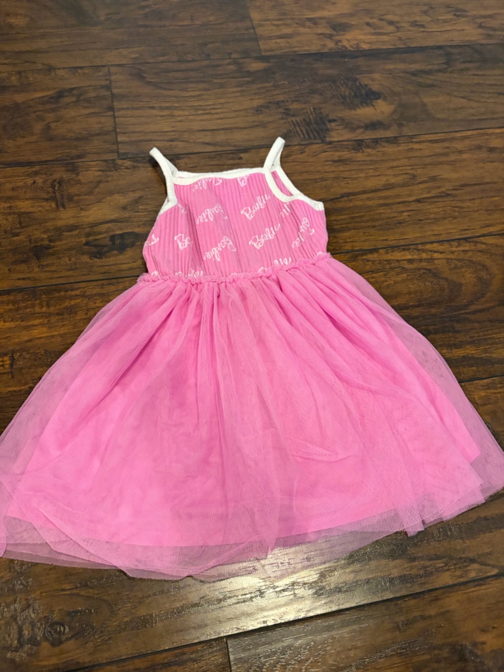 Barbie Hot Pink Tulle Dress-Up Skirt EUC
